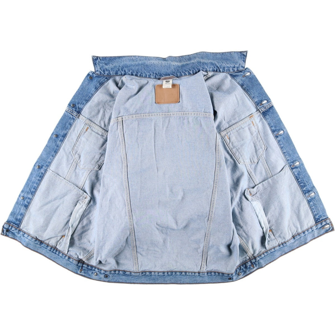 2000'S Levi's denim jacket, men's size XL cotton blue type Vintage Second Hand