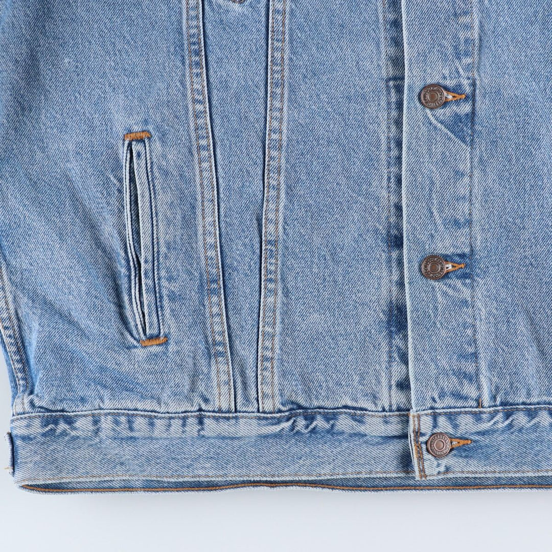 2000'S Levi's denim jacket, men's size XL cotton blue type Vintage Second Hand