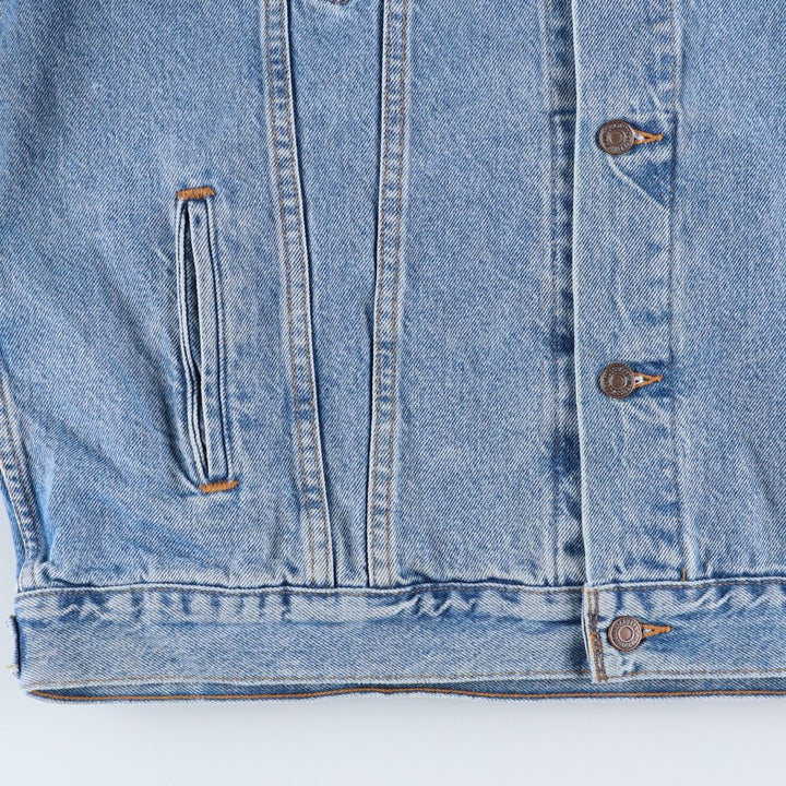 2000'S Levi's denim jacket, men's size XL cotton blue type Vintage Second Hand