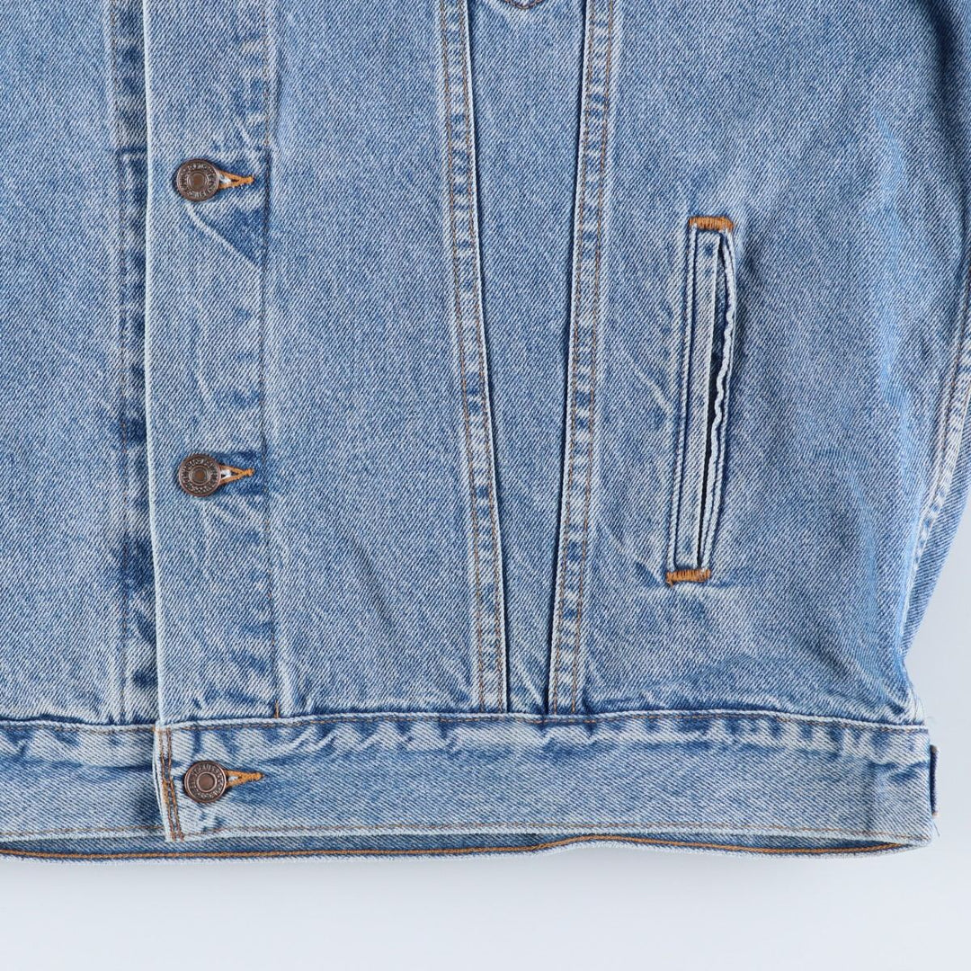 2000'S Levi's denim jacket, men's size XL cotton blue type Vintage Second Hand