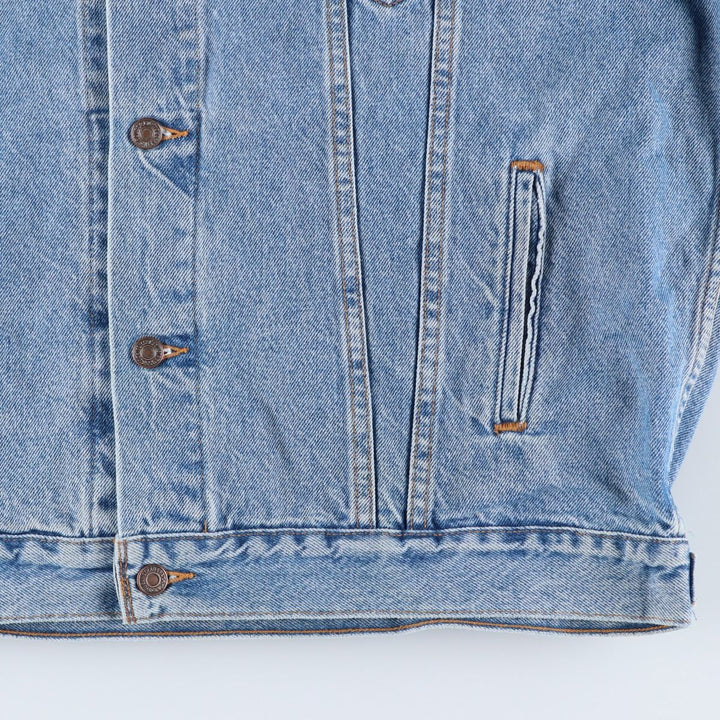 2000'S Levi's denim jacket, men's size XL cotton blue type Vintage Second Hand