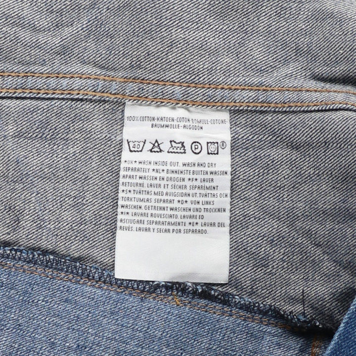 Levi's Euro Model Remake Denim Jacket, Men's XL cotton blue type Vintage Second Hand