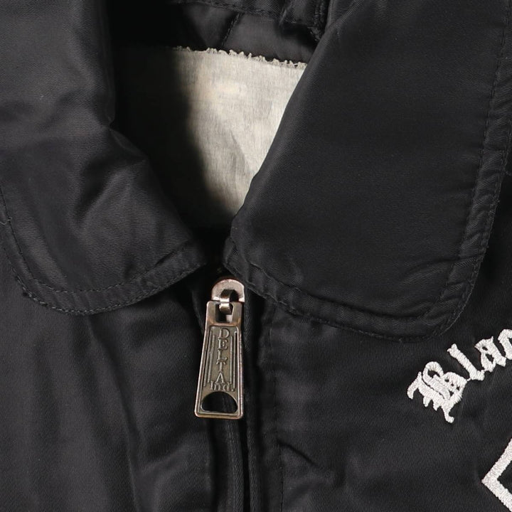 Civilian CWU-type padded military jacket, men's size XL unclear black type Vintage Second Hand