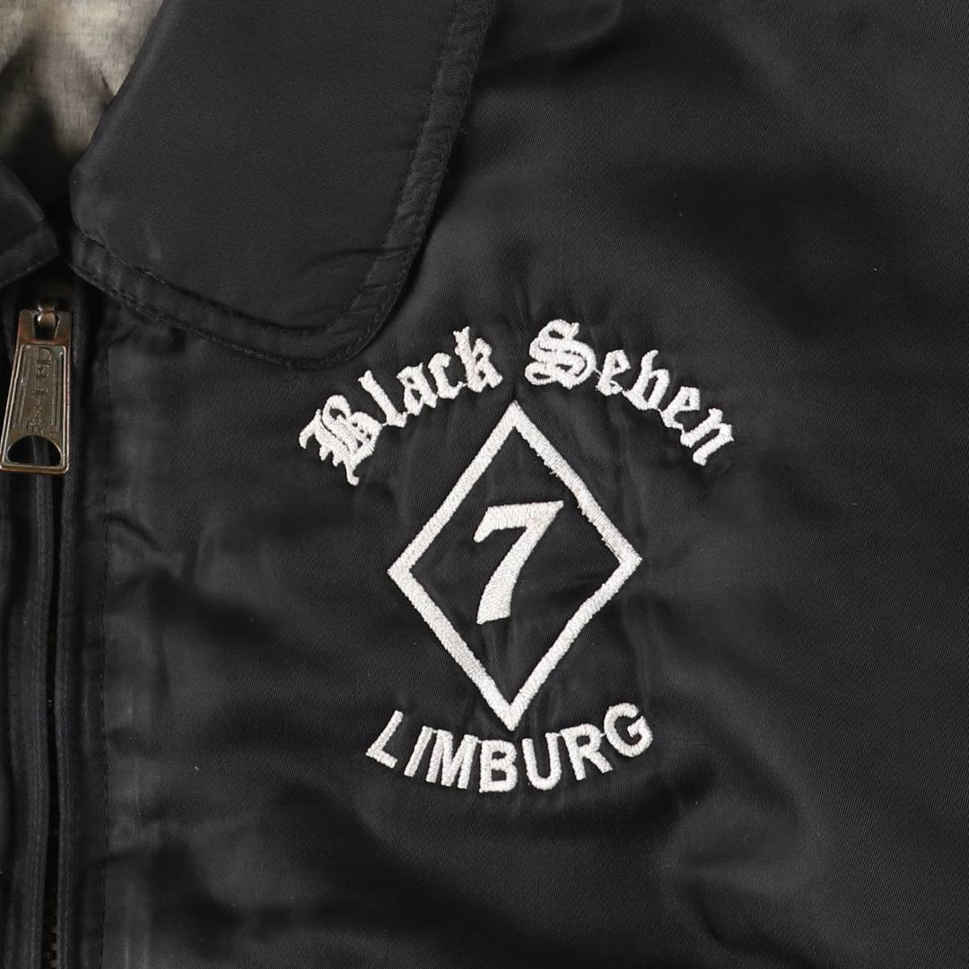 Civilian CWU-type padded military jacket, men's size XL unclear black type Vintage Second Hand