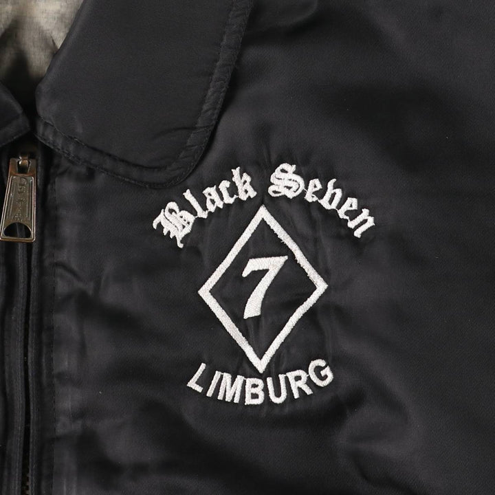 Civilian CWU-type padded military jacket, men's size XL unclear black type Vintage Second Hand