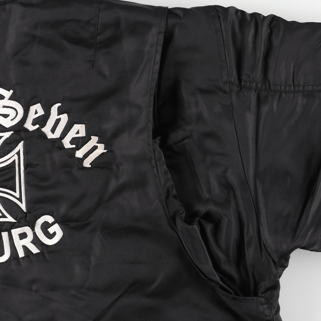 Civilian CWU-type padded military jacket, men's size XL unclear black type Vintage Second Hand
