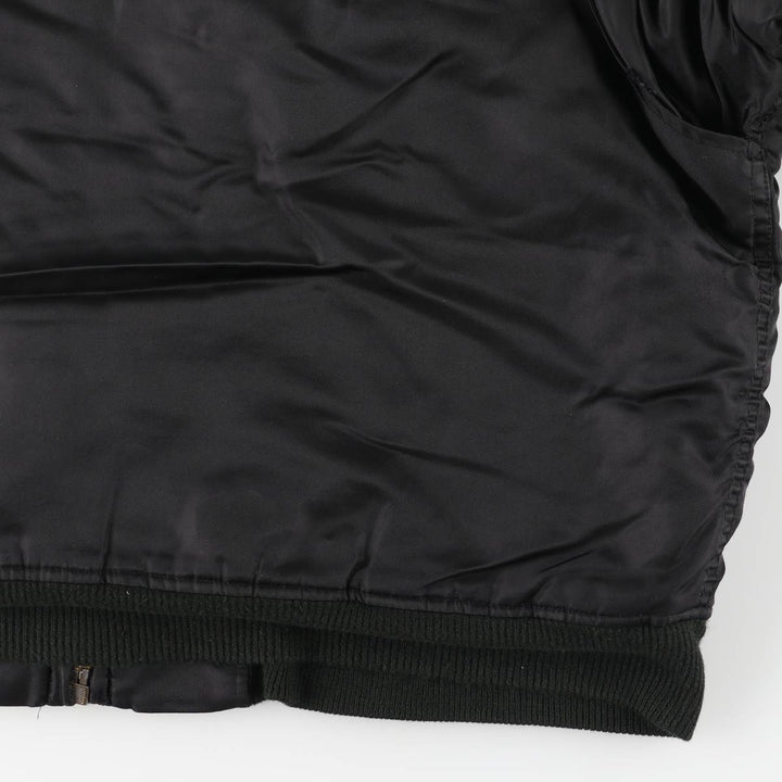 Civilian CWU-type padded military jacket, men's size XL unclear black type Vintage Second Hand