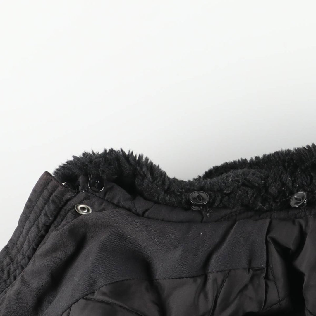 Civilian Schott Type-U Padded Military Flight Jacket, Men's Size Small polyester black type Vintage Second Hand