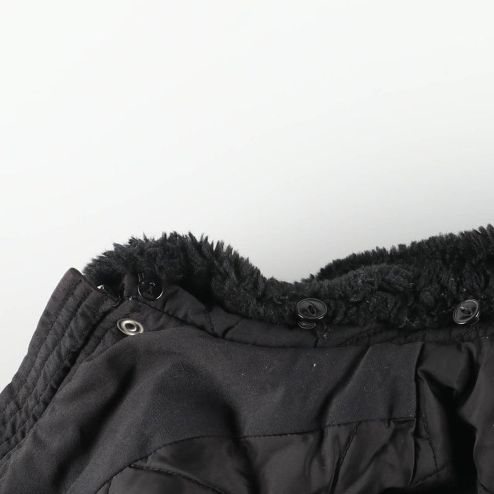 Civilian Schott Type-U Padded Military Flight Jacket, Men's Size Small polyester black type Vintage Second Hand