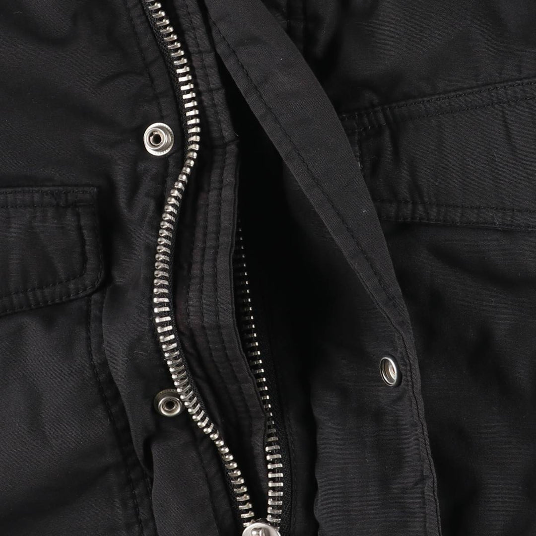 Civilian Schott Type-U Padded Military Flight Jacket, Men's Size Small polyester black type Vintage Second Hand