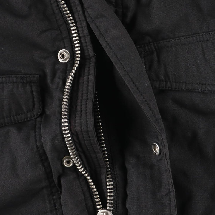 Civilian Schott Type-U Padded Military Flight Jacket, Men's Size Small polyester black type Vintage Second Hand