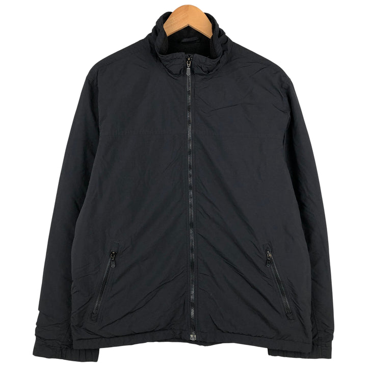 Eddie Bauer padded puffer jacket, men's size M Nylon black type Vintage Second Hand