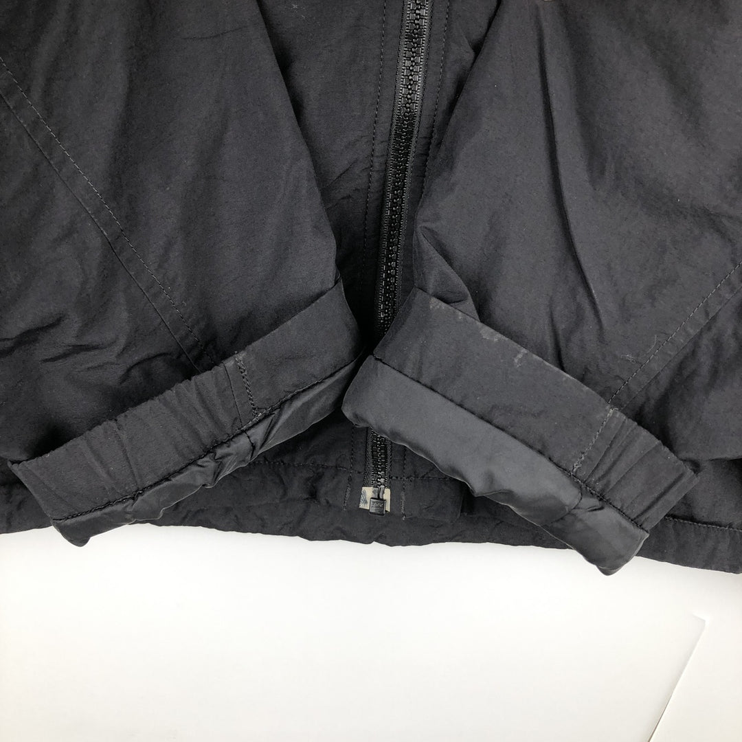 Eddie Bauer padded puffer jacket, men's size M Nylon black type Vintage Second Hand
