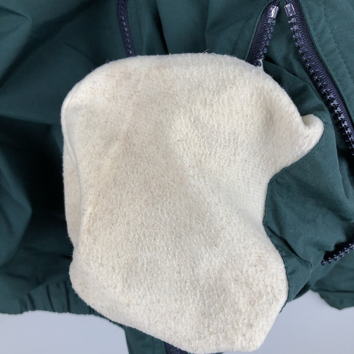 90s-00'S Eddie Bauer padded puffer jacket, men's size XL Nylon dark green Vintage Second Hand