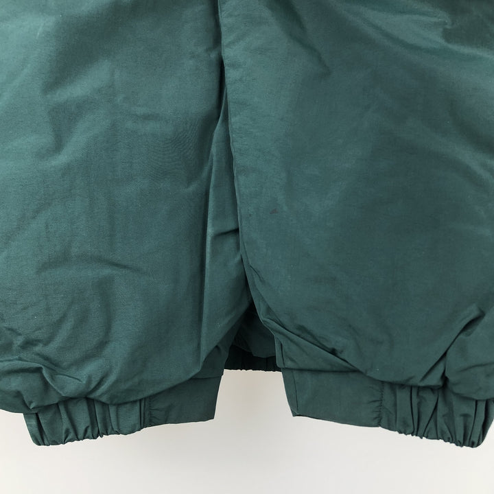 90s-00'S Eddie Bauer padded puffer jacket, men's size XL Nylon dark green Vintage Second Hand