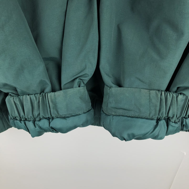 90s-00'S Eddie Bauer padded puffer jacket, men's size XL Nylon dark green Vintage Second Hand