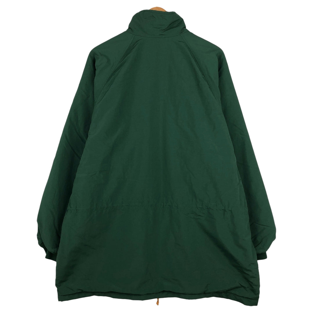 Vintage 80s-90'S Eddie Bauer black tag padded puffer jacket, men's size XL Nylon green type Vintage Second Hand