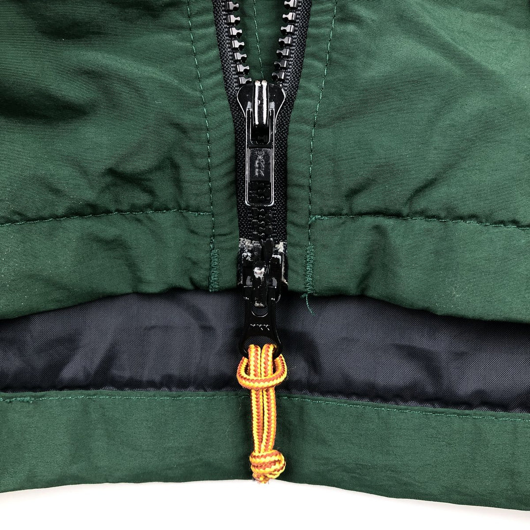Vintage 80s-90'S Eddie Bauer black tag padded puffer jacket, men's size XL Nylon green type Vintage Second Hand