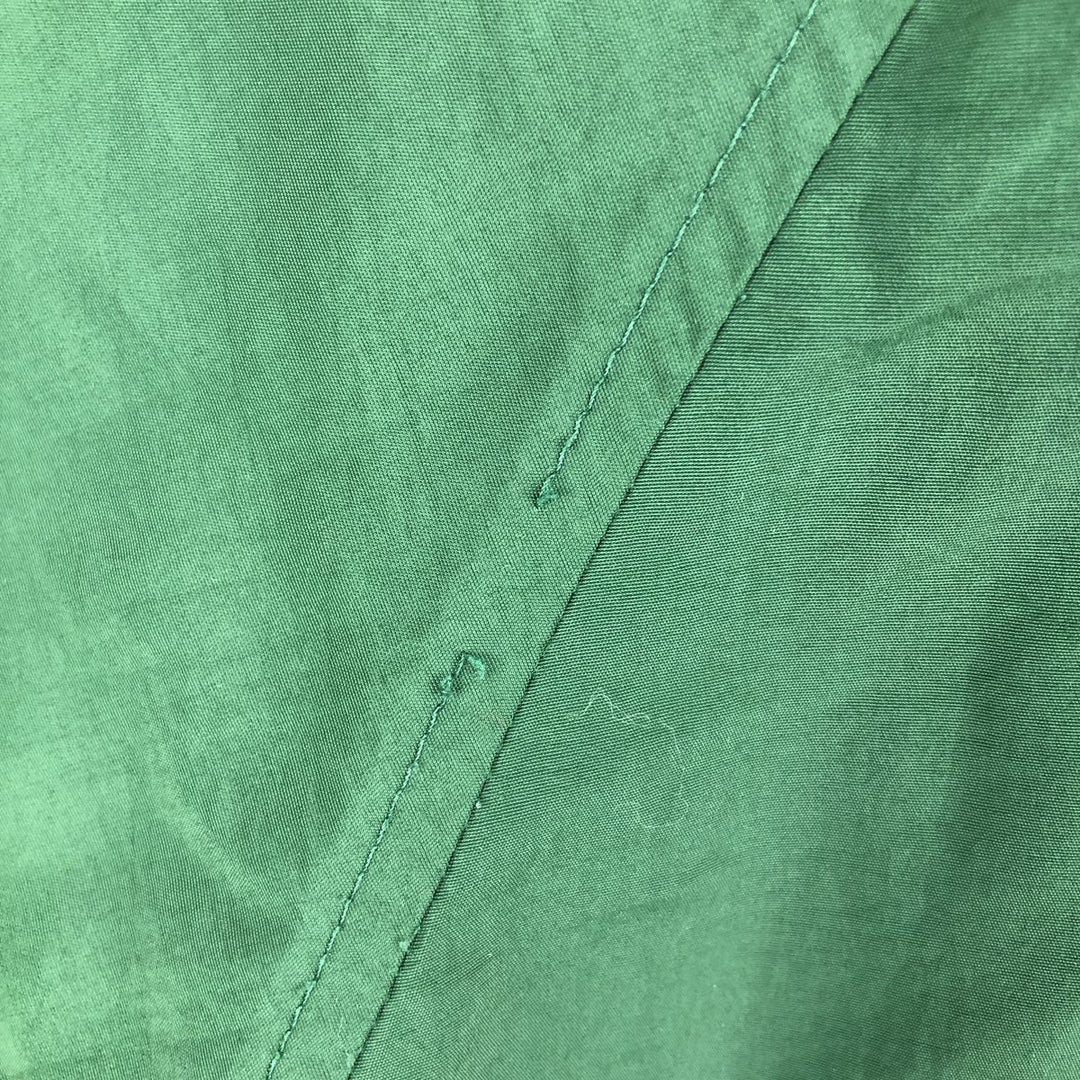 Vintage 80s-90'S Eddie Bauer black tag padded puffer jacket, men's size XL Nylon green type Vintage Second Hand