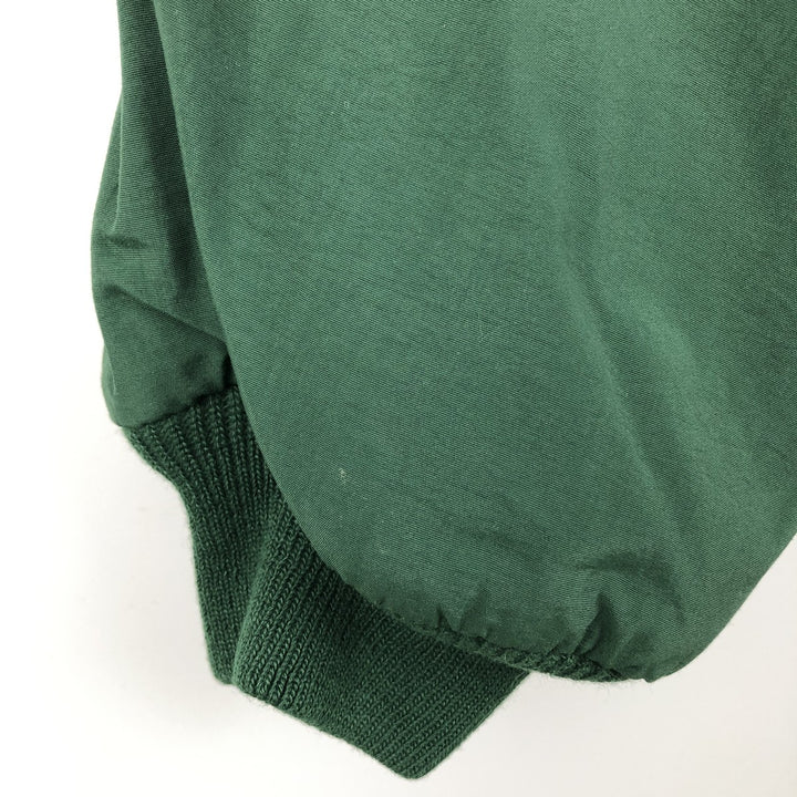Vintage 80s-90'S Eddie Bauer black tag padded puffer jacket, men's size XL Nylon green type Vintage Second Hand
