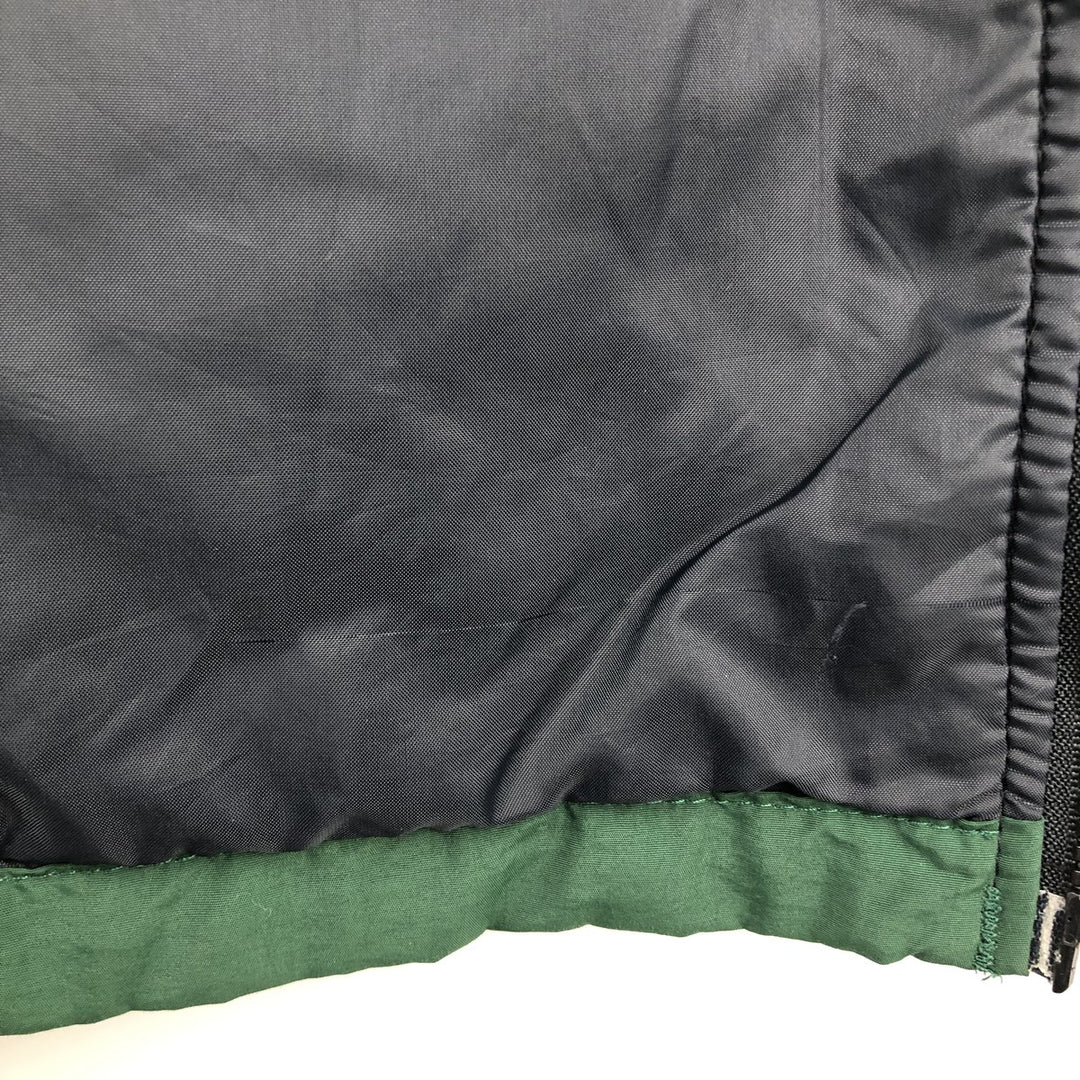 Vintage 80s-90'S Eddie Bauer black tag padded puffer jacket, men's size XL Nylon green type Vintage Second Hand