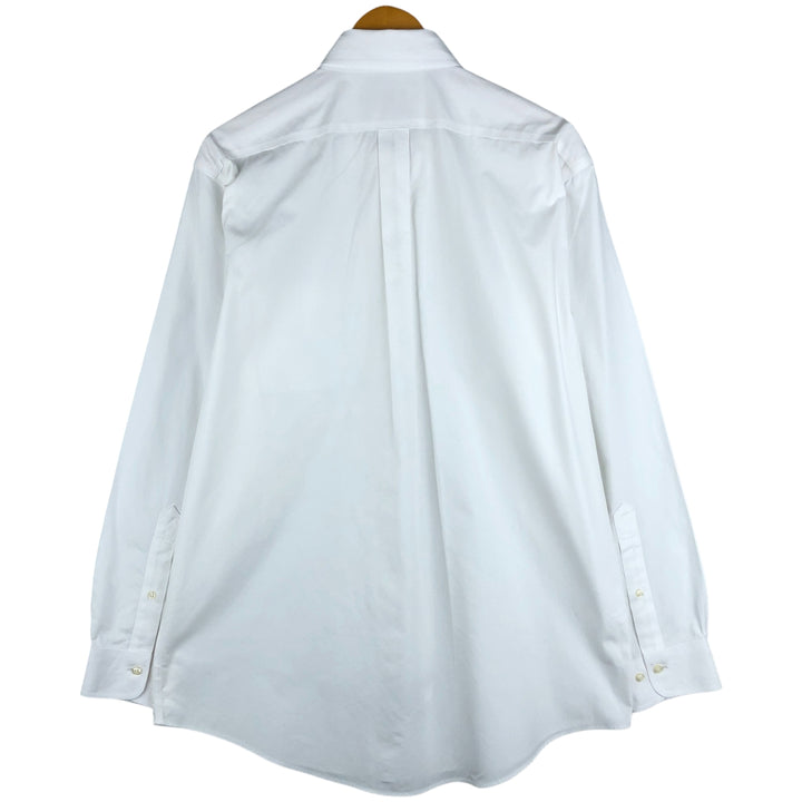 Brooks Brothers 346 long sleeve button-down shirt, men's size L cotton white type Vintage Second Hand