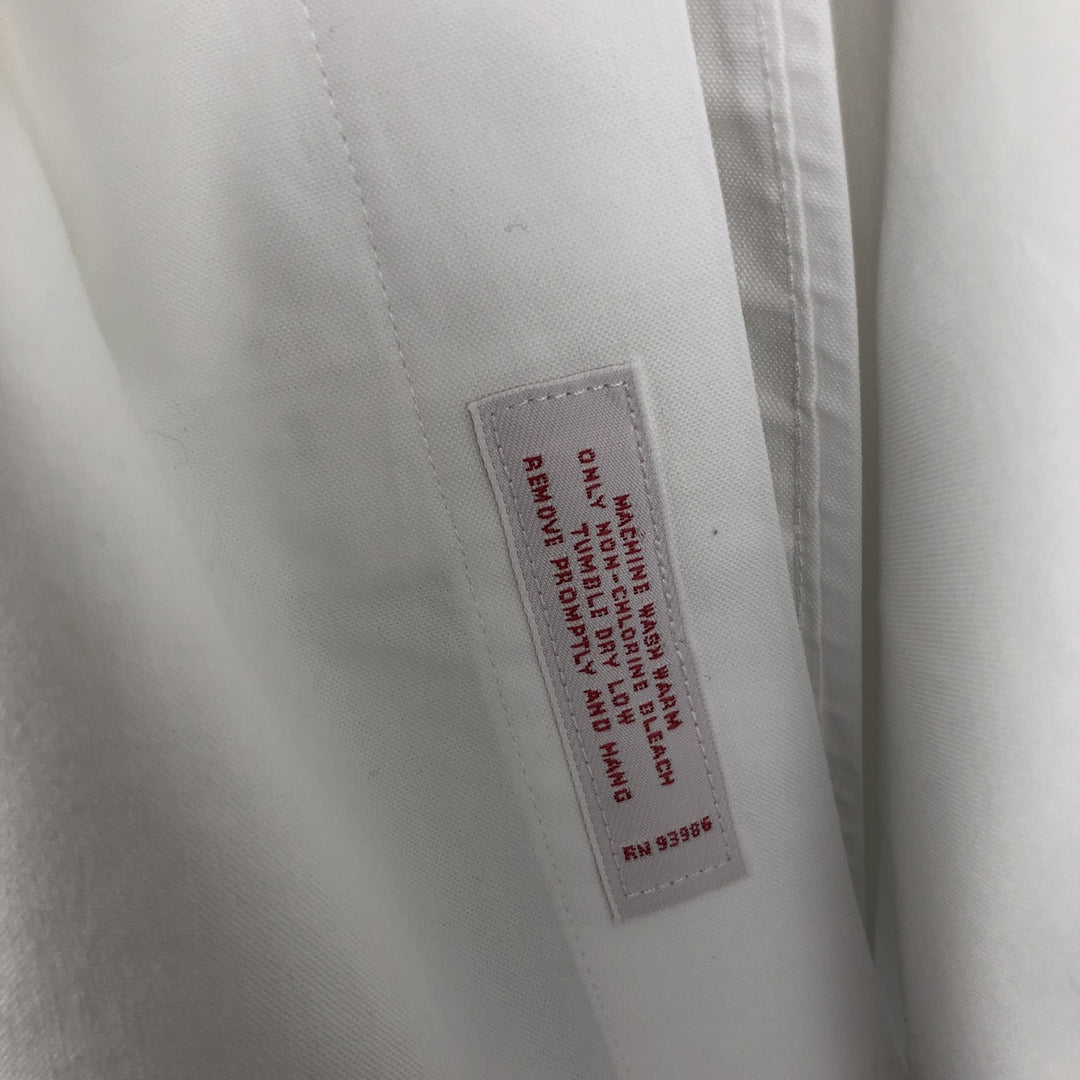 Brooks Brothers 346 long sleeve button-down shirt, men's size L cotton white type Vintage Second Hand