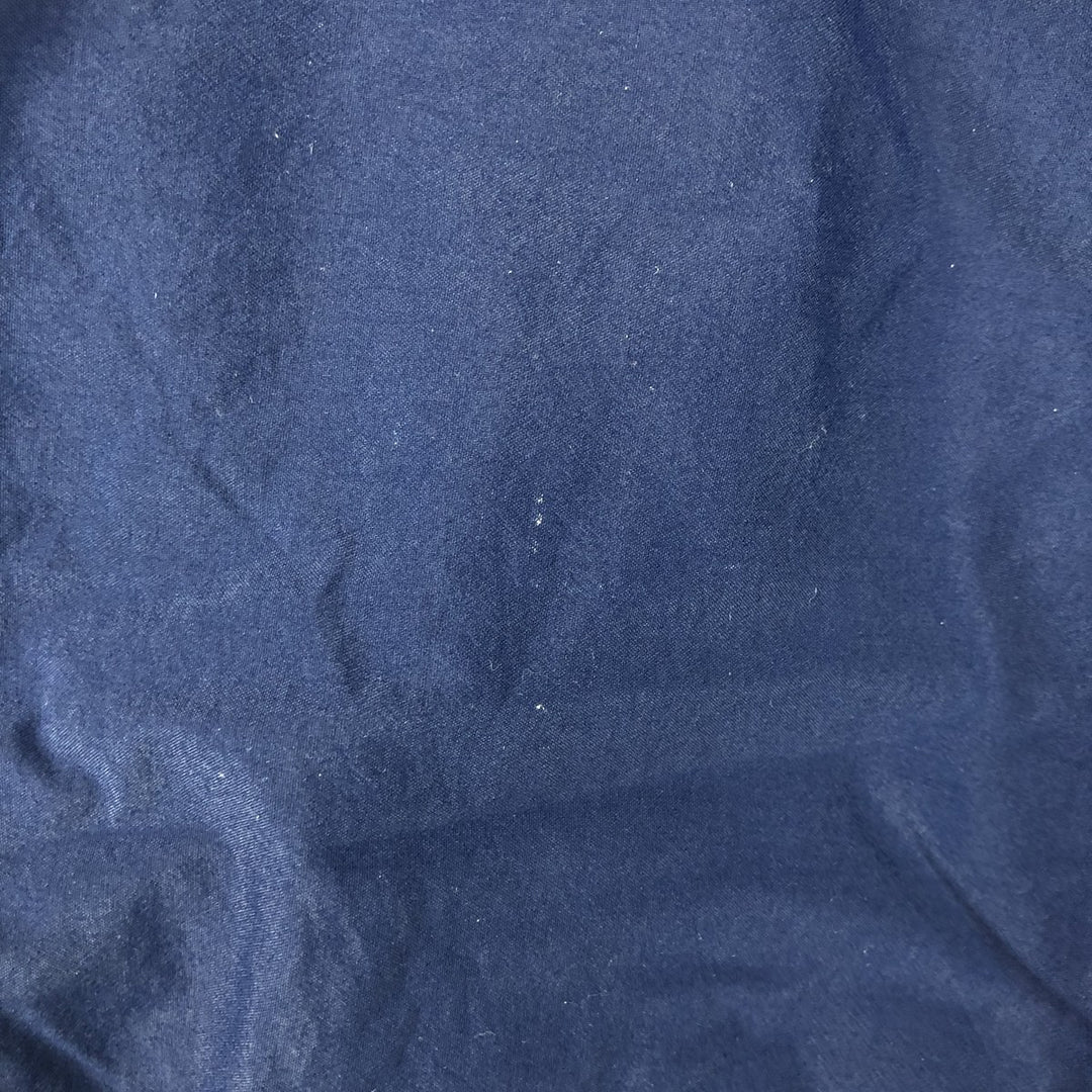 Vintage 90'S DeLONG nylon blouson, made in the USA, men's size XXL Nylon navy blue type Vintage Second Hand
