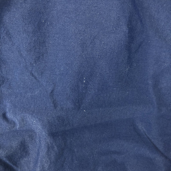 Vintage 90'S DeLONG nylon blouson, made in the USA, men's size XXL Nylon navy blue type Vintage Second Hand