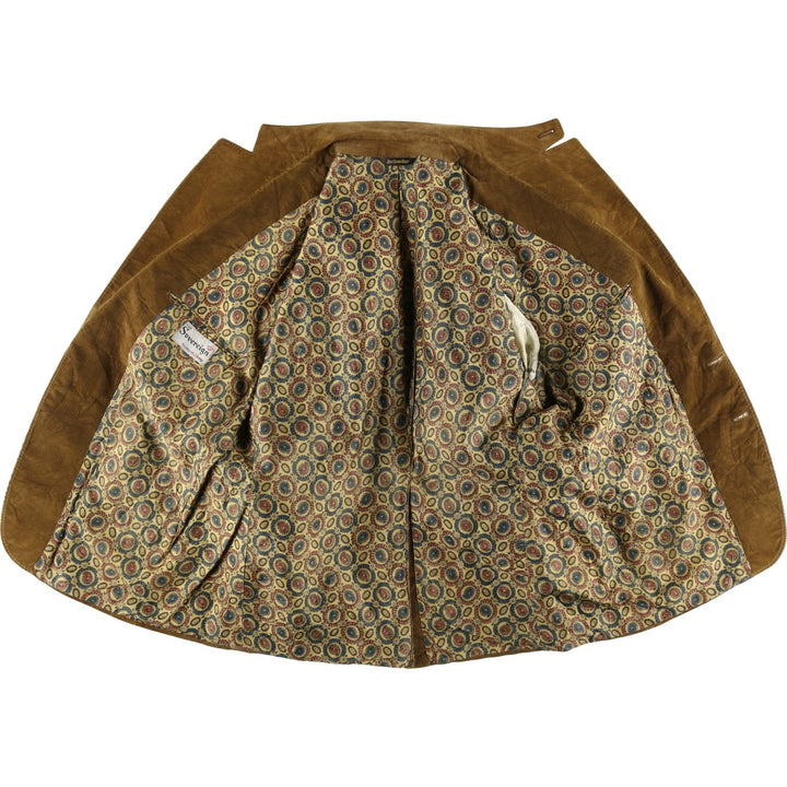 Banny THE Sovereign Corduroy Tailored Jacket, Men's, Size L, Vintage unclear beige type brown Vintage Second Hand