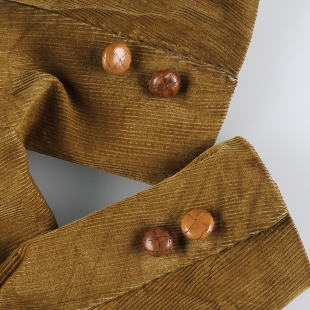 Banny THE Sovereign Corduroy Tailored Jacket, Men's, Size L, Vintage unclear beige type brown Vintage Second Hand