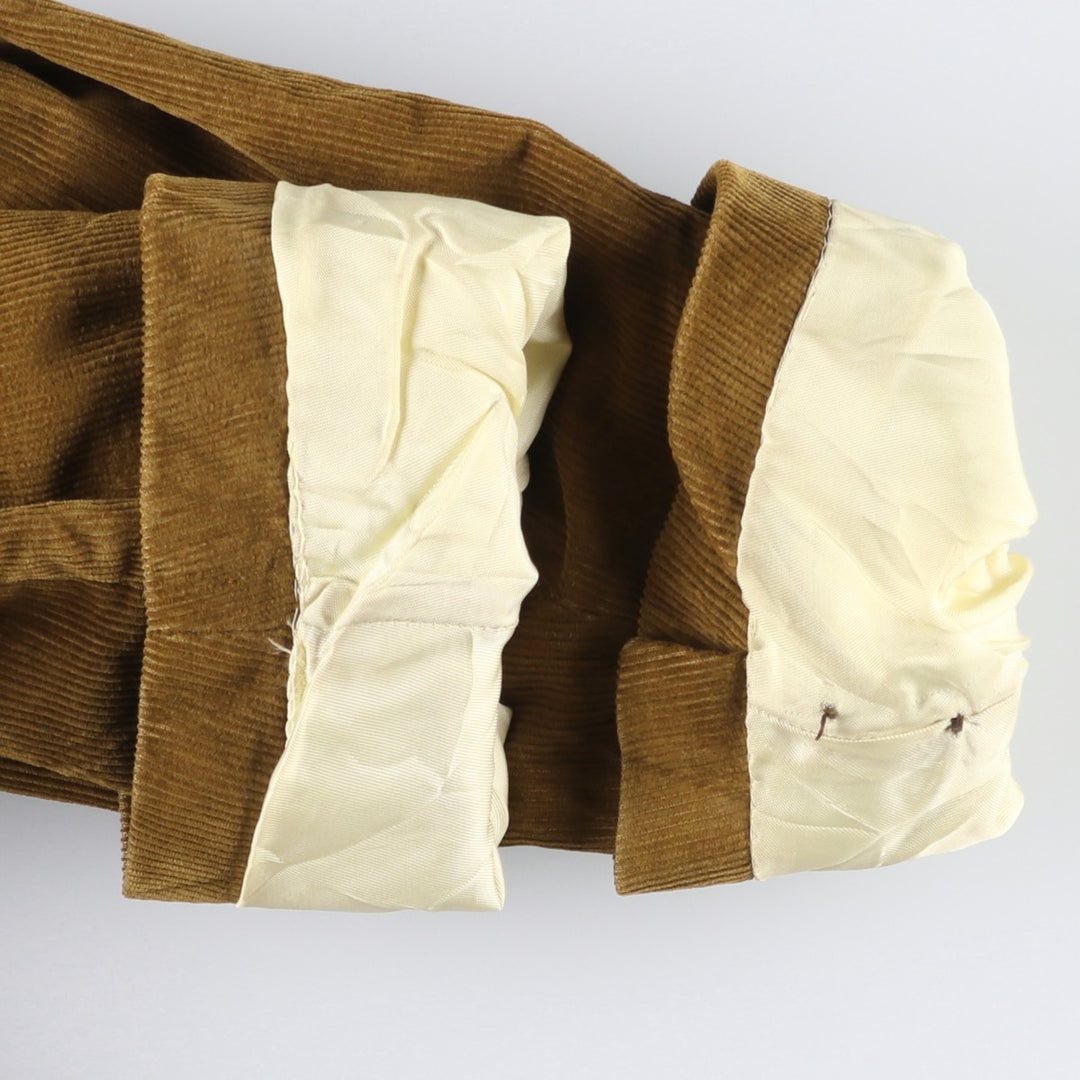 Banny THE Sovereign Corduroy Tailored Jacket, Men's, Size L, Vintage unclear beige type brown Vintage Second Hand