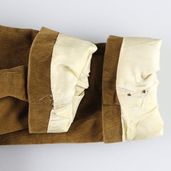 Banny THE Sovereign Corduroy Tailored Jacket, Men's, Size L, Vintage unclear beige type brown Vintage Second Hand