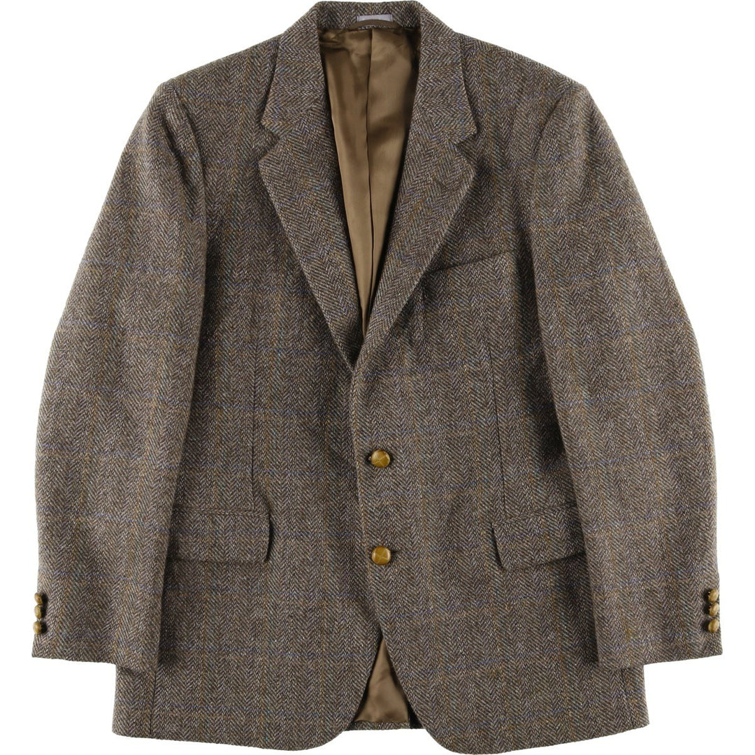 THE JOHN KENT COLLECTION Check Pattern Tailored Jacket, Men's Size M unclear brown type Vintage Second Hand
