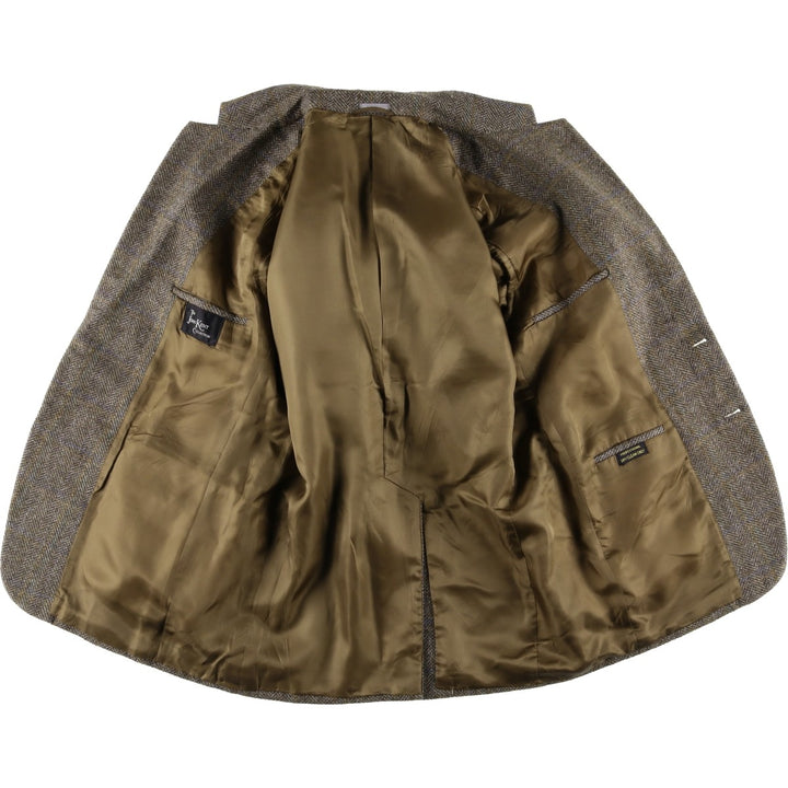 THE JOHN KENT COLLECTION Check Pattern Tailored Jacket, Men's Size M unclear brown type Vintage Second Hand