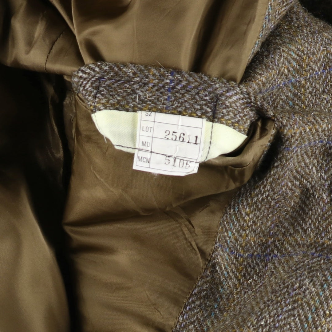THE JOHN KENT COLLECTION Check Pattern Tailored Jacket, Men's Size M unclear brown type Vintage Second Hand