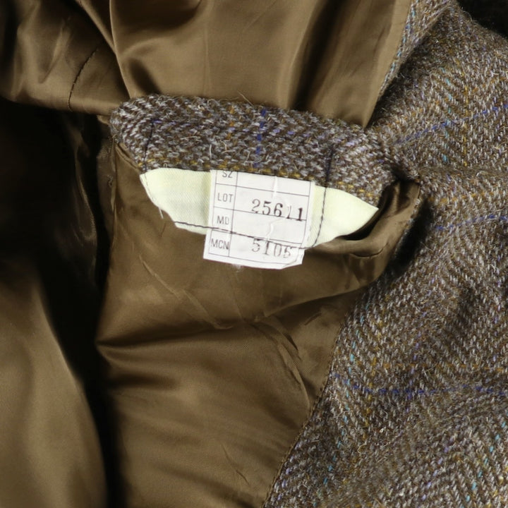THE JOHN KENT COLLECTION Check Pattern Tailored Jacket, Men's Size M unclear brown type Vintage Second Hand