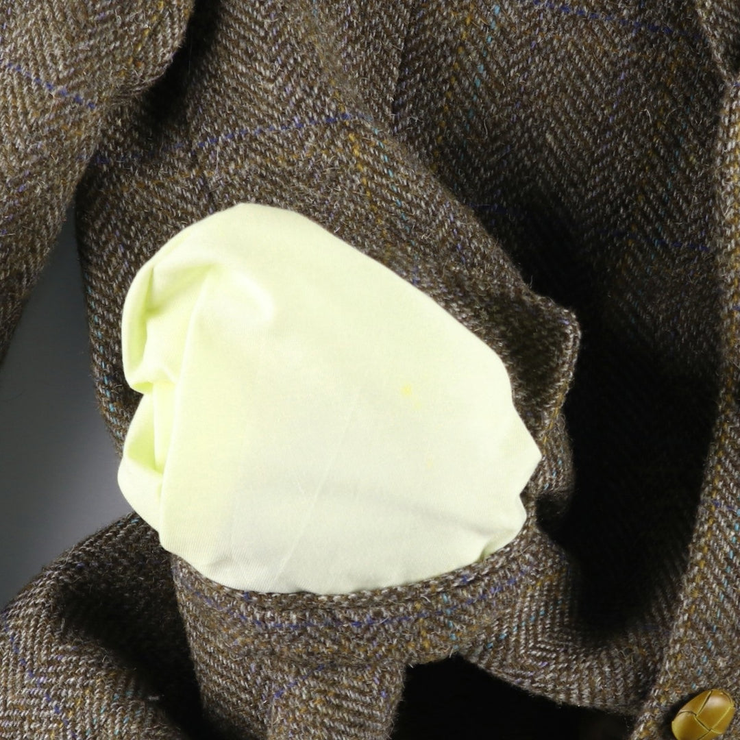 THE JOHN KENT COLLECTION Check Pattern Tailored Jacket, Men's Size M unclear brown type Vintage Second Hand