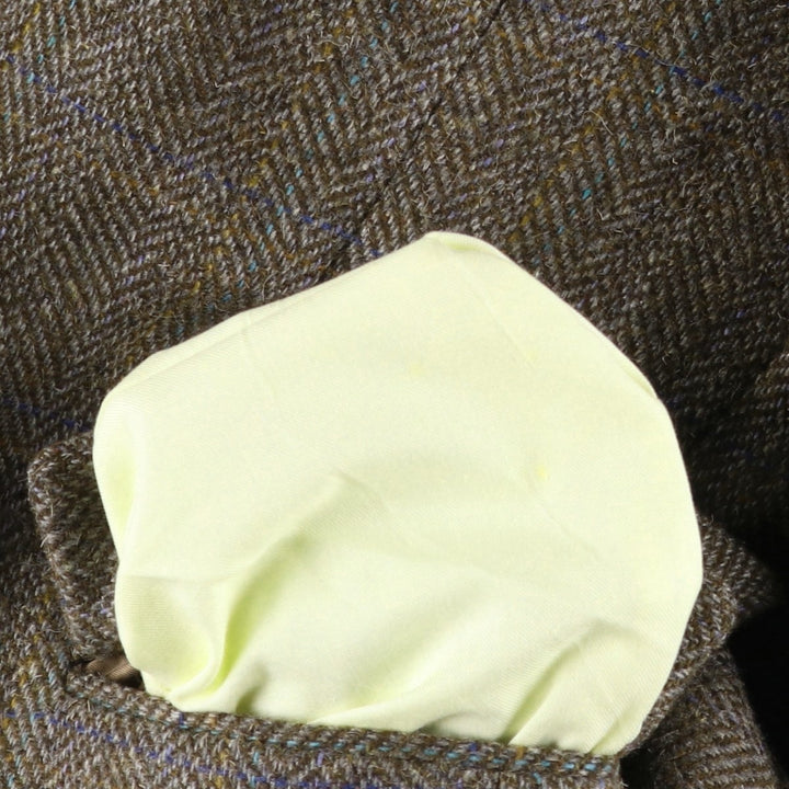 THE JOHN KENT COLLECTION Check Pattern Tailored Jacket, Men's Size M unclear brown type Vintage Second Hand