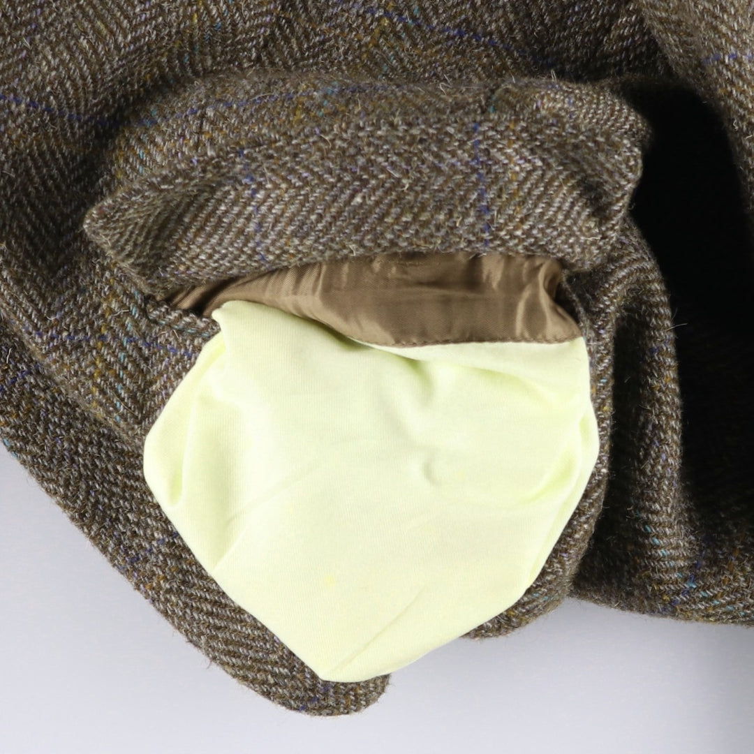 THE JOHN KENT COLLECTION Check Pattern Tailored Jacket, Men's Size M unclear brown type Vintage Second Hand