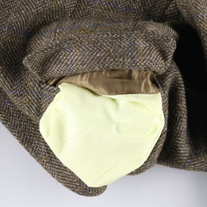 THE JOHN KENT COLLECTION Check Pattern Tailored Jacket, Men's Size M unclear brown type Vintage Second Hand