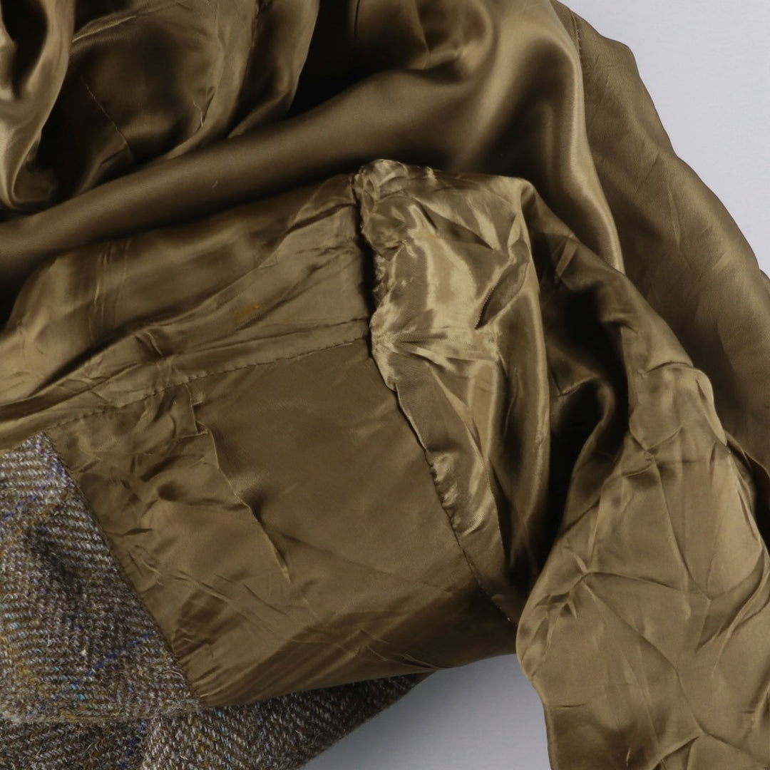 THE JOHN KENT COLLECTION Check Pattern Tailored Jacket, Men's Size M unclear brown type Vintage Second Hand