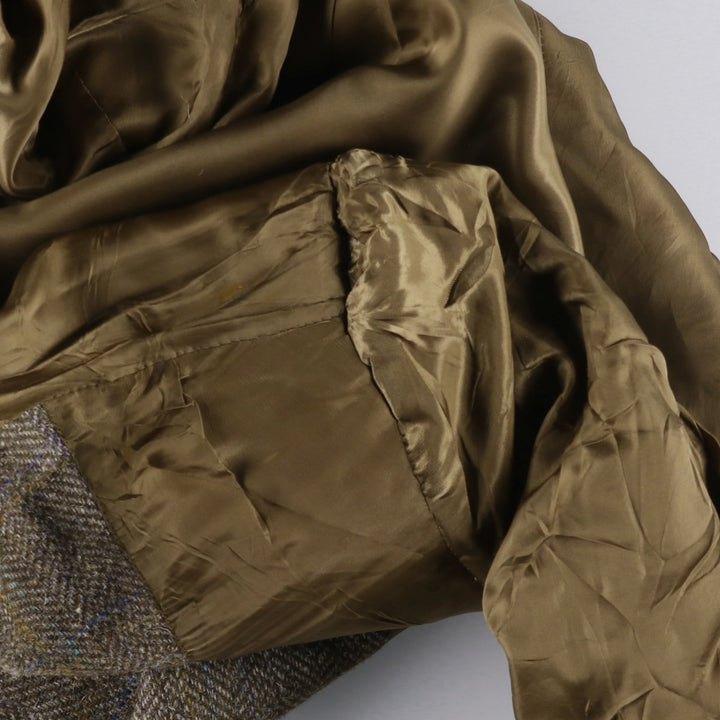 THE JOHN KENT COLLECTION Check Pattern Tailored Jacket, Men's Size M unclear brown type Vintage Second Hand