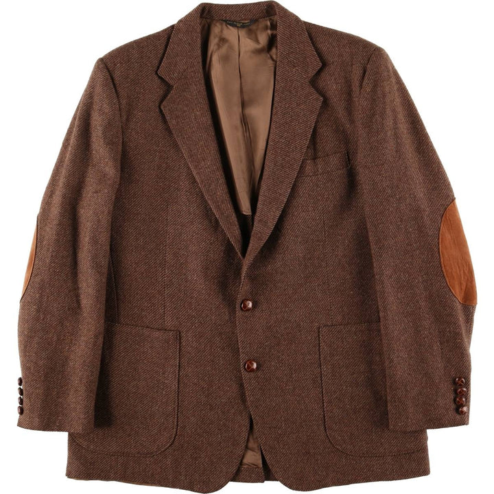 Haggar The Gallery wool tailored jacket, made in the USA, size L (men's) unclear brown type Vintage Second Hand