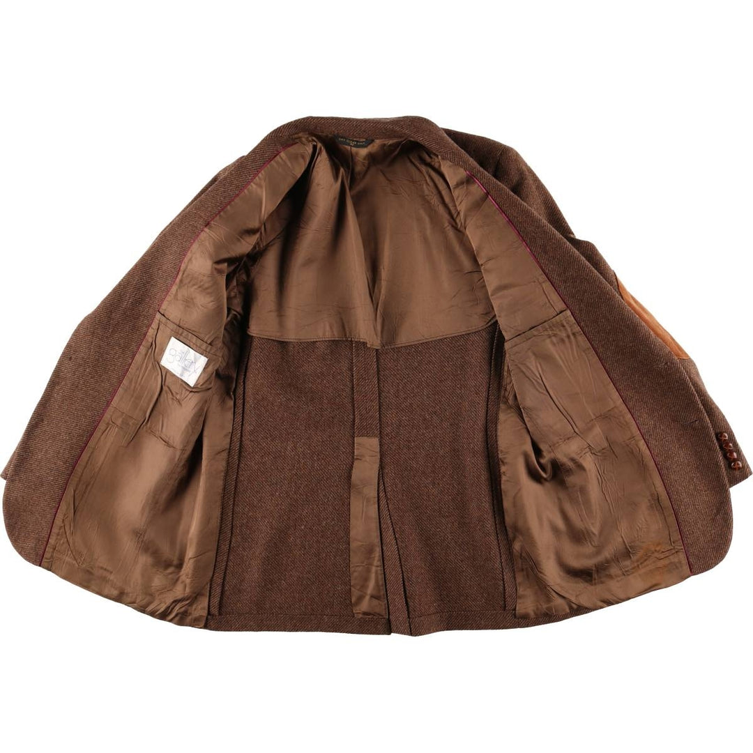 Haggar The Gallery wool tailored jacket, made in the USA, size L (men's) unclear brown type Vintage Second Hand