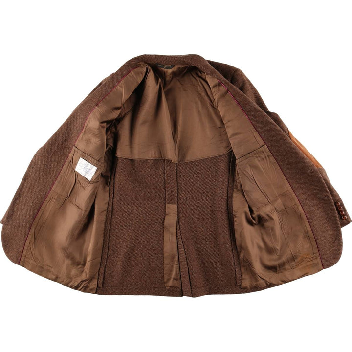 Haggar The Gallery wool tailored jacket, made in the USA, size L (men's) unclear brown type Vintage Second Hand