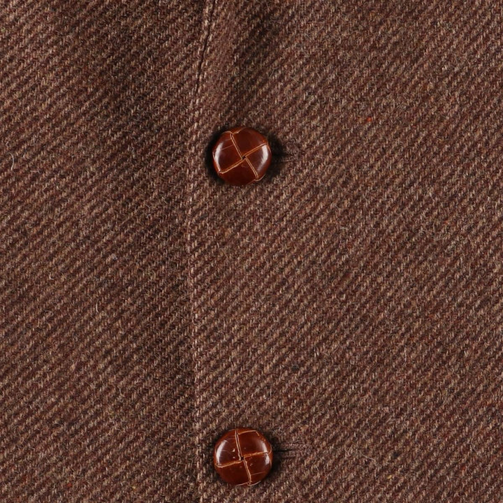 Haggar The Gallery wool tailored jacket, made in the USA, size L (men's) unclear brown type Vintage Second Hand