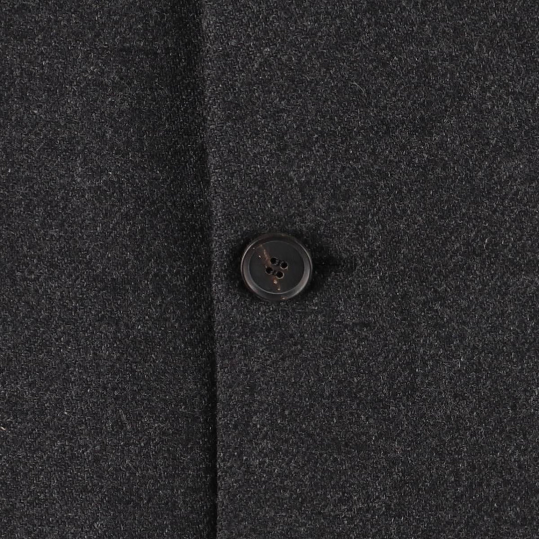 1990'S Hugo Boss Venus wool tailored jacket, made in Germany, men's size L wool Charcoal Vintage Second Hand