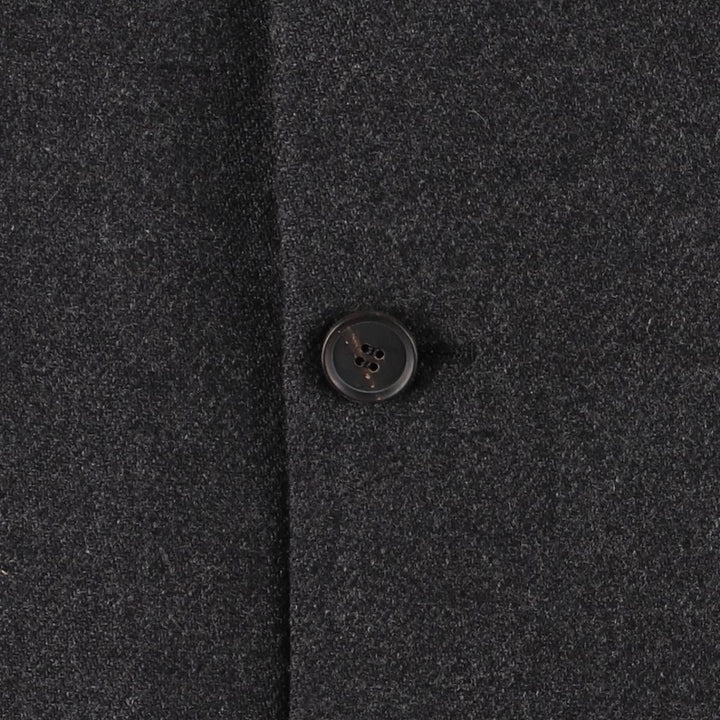 1990'S Hugo Boss Venus wool tailored jacket, made in Germany, men's size L wool Charcoal Vintage Second Hand