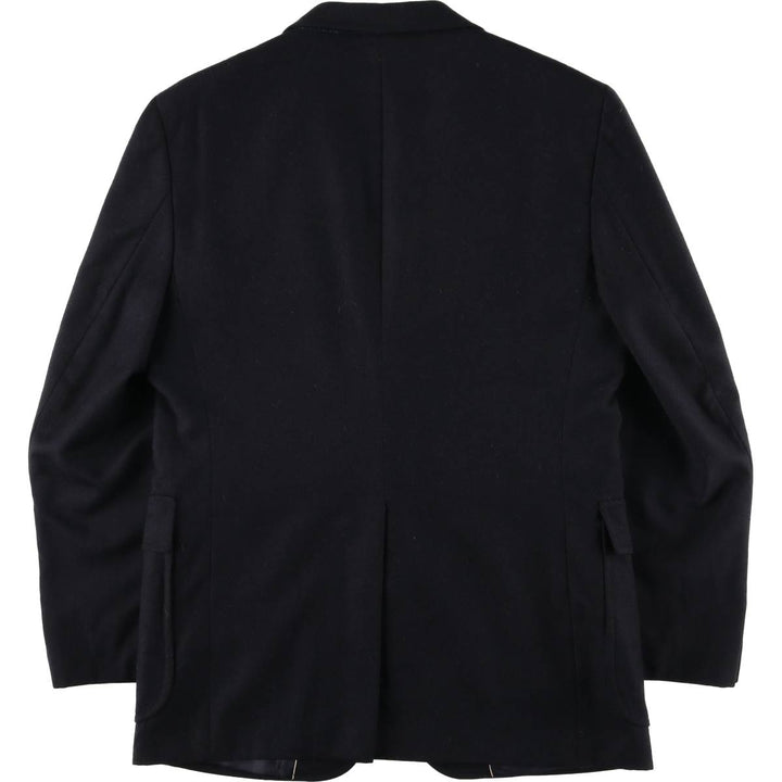 Navy blazer, tailored jacket, men's size M wool navy blue type Vintage Second Hand